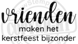 vrienden maken kerstfeest bijzonder copy